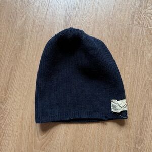 Vintage US Navy Watch Cap 1940s Original WWII Stenciled Wool Knit USN Beanie